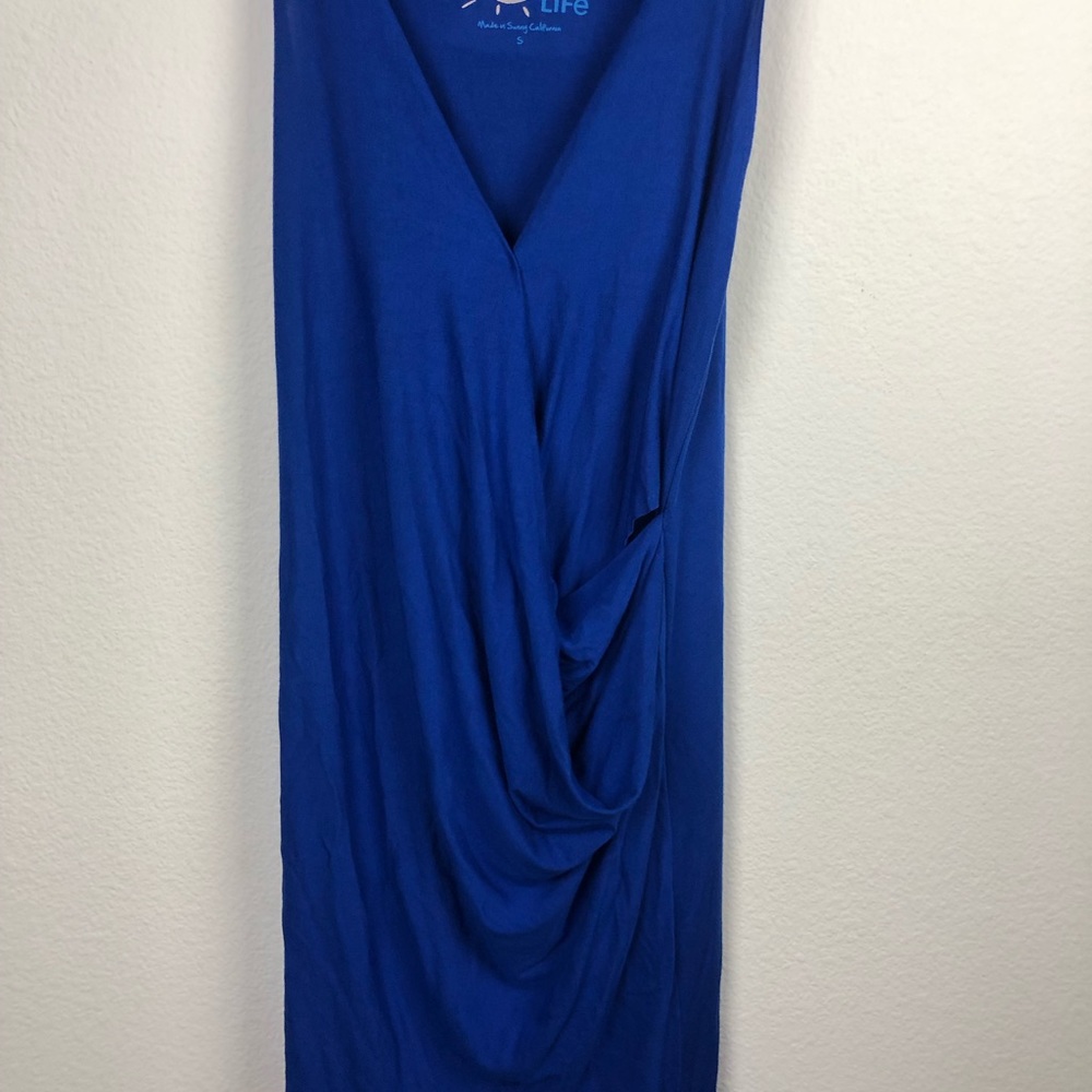 Blue Life cobalt blue high low maxi summer dress - Picture 3 of 5